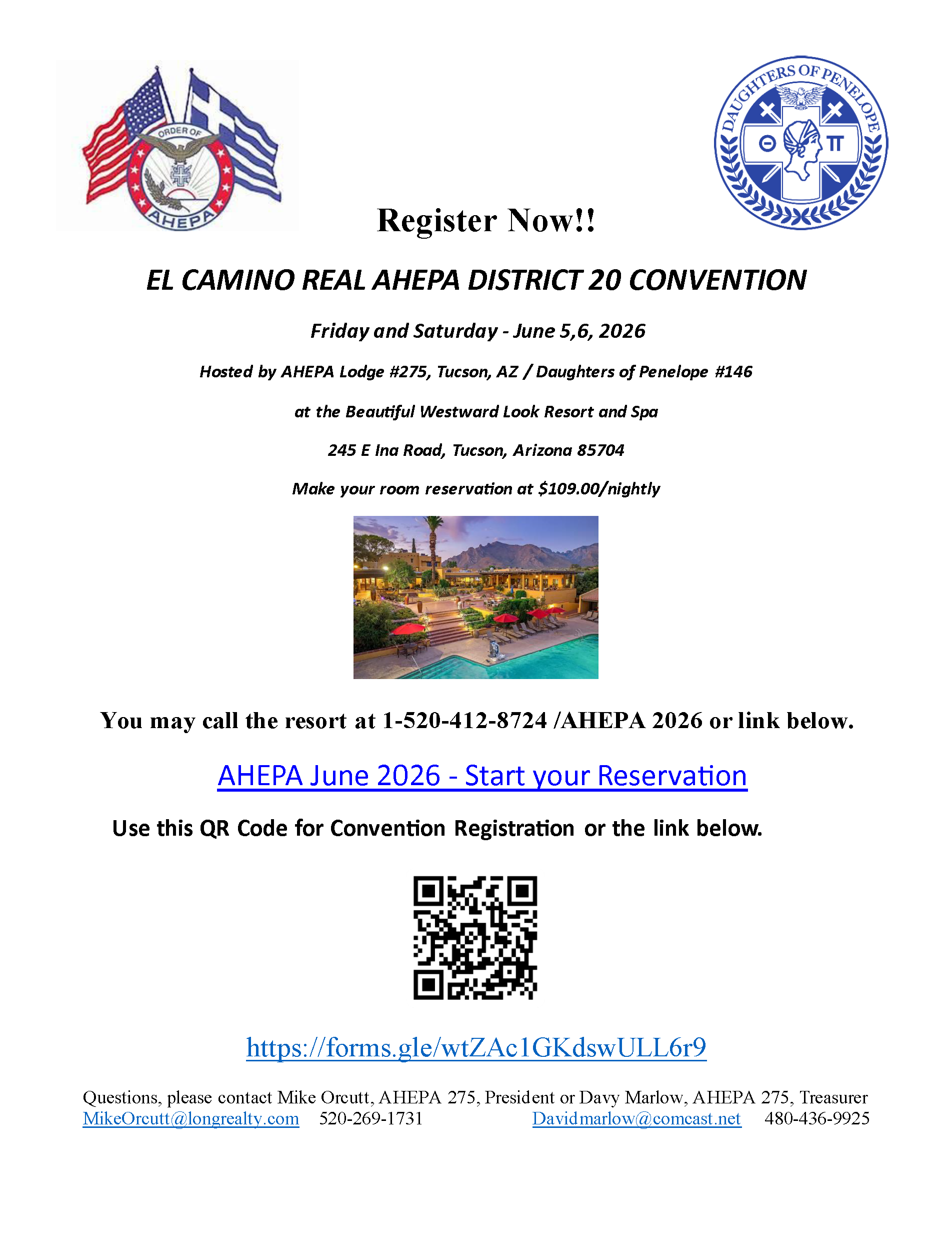 2026 District 20 Convention Registration